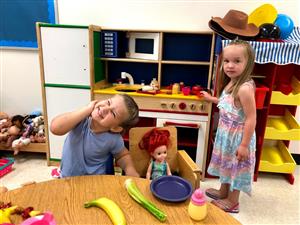 Ahhh, the dramatic play! 